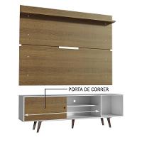 Rack Dubai e Painel Tv Até 65" com Pés Branco/rustic Madesa - 9