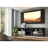 Rack com Painel TV até 65" Espelho e Pés Retrô Multimóveis - 9