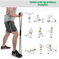 Kit Elástico Extensor Para Exercicio E Conjunto 5 Faixa Elastica Thera Band Treino Em Casa Ginastica Fisioterapia - 5