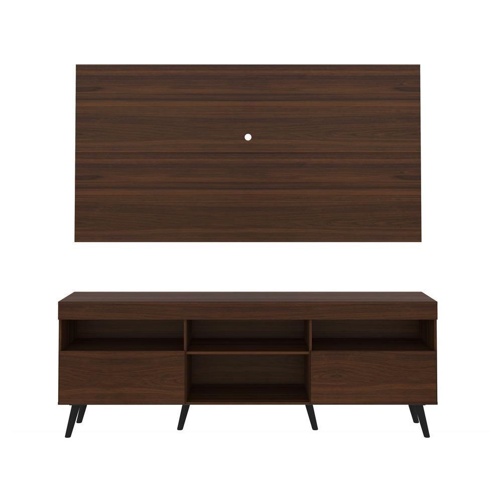 Rack com Painel Tv até 65" e Pés Retrô Flórida Multimóveis - 3