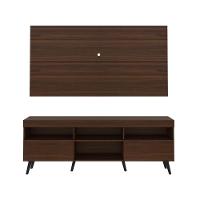 Rack com Painel Tv até 65" e Pés Retrô Flórida Multimóveis - 9