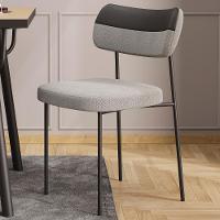 Kit 8 Cadeiras Estofadas Milli Sintético-linho A14 Preto-cinza - Mpozenato - 2