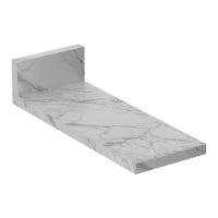 Tampo Mdp 25mm Para Balcão De Cozinha 20cm Multimóveis Cr20420 Mármore Branco Mármore Branco - 1