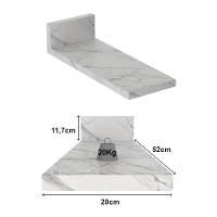 Tampo Mdp 25mm Para Balcão De Cozinha 20cm Multimóveis Cr20420 Mármore Branco Mármore Branco - 2