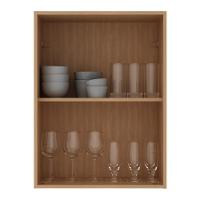 Armário De Cozinha Aéreo Com 2 Portas 60cm Multimóveis Cr20426 Freijó Branco