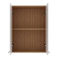 Armário De Cozinha Aéreo Com 2 Portas 60cm Multimóveis Cr20426 Freijó Branco - 5