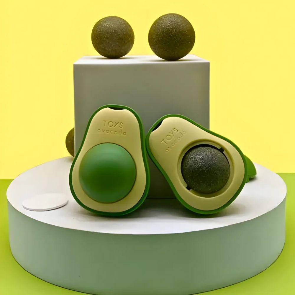 Abacate De Brinquedo Com Catnip Para Gatos - Verde - 6