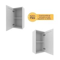 Armário De Cozinha Aéreo Em Mdf Com 1 Porta 40cm Multimóveis Cr20432 Branco - 3