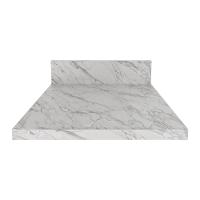 Tampo Mdp 25mm Para Balcão De Cozinha 40cm Multimóveis Cr20419 Mármore Branco Mármore Branco - 3