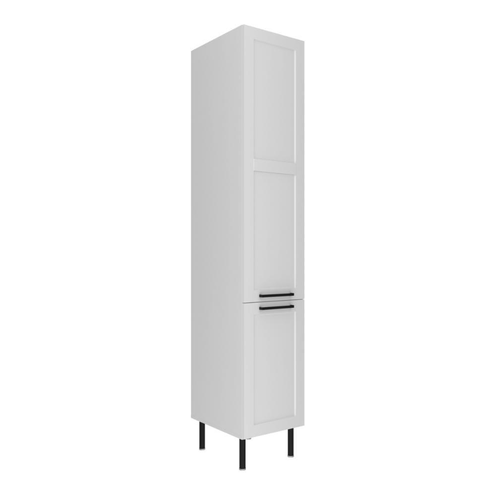 Armário De Cozinha Paneleiro Em Mdf Com 2 Portas 40cm Multimóveis Cr20440 Branco - 2