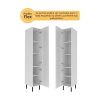 Armário De Cozinha Paneleiro Em Mdf Com 2 Portas 40cm Multimóveis Cr20440 Branco - 3