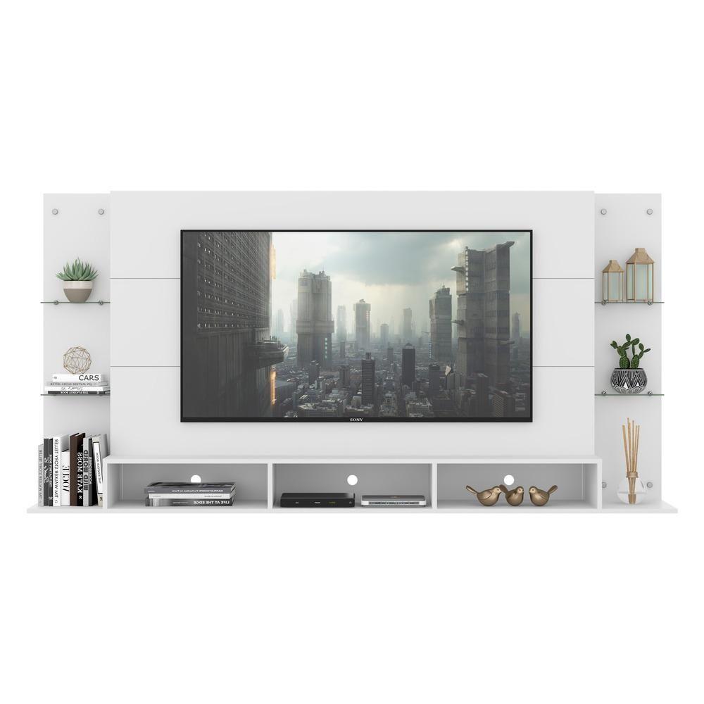 Painel Tv até 65" com Suporte Prateleira Vidro Multimóveis - 1