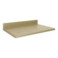 Tampo 100% Mdf 30mm Para Balcão De Cozinha 80cm Multimóveis Cr20437 Carvalho Tropical Carvalho Tropical - 4