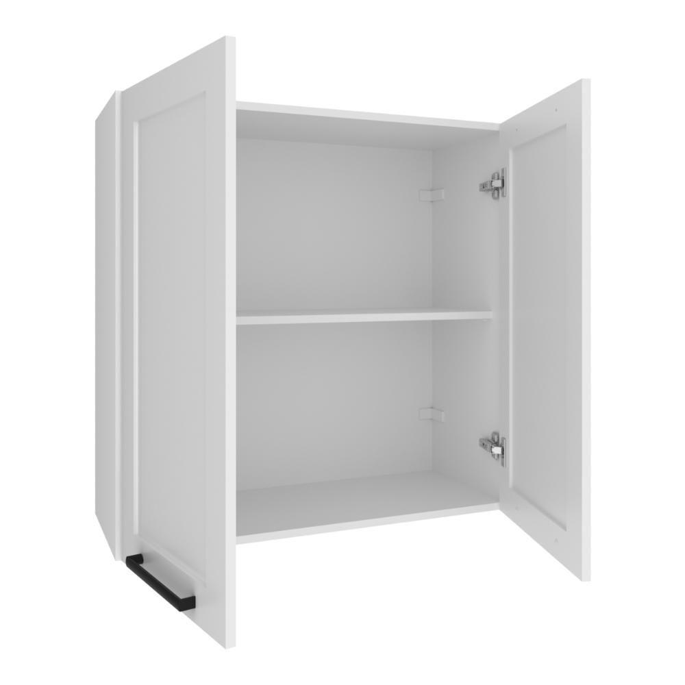 Armário De Cozinha Aéreo Em Mdf Com 2 Portas 80cm Multimóveis Cr20431 Branco - 5