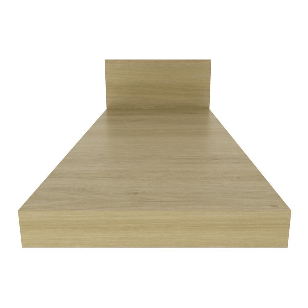 Tampo 100% Mdf 30mm Para Balcão De Cozinha 20cm Multimóveis Cr20439 Carvalho Tropical Carvalho Tropical - 3