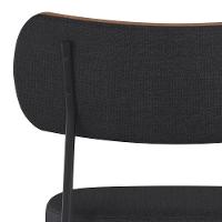 Kit 10 Cadeiras Estofadas Milli Sintético-linho A14 Caramelo-grafite - Mpozenato - 8