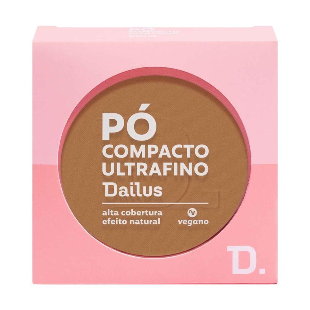 Pó Compacto Ultrafino 9g Dailus Acabamento Suave e Controle De Brilho D9 Escuro - 1