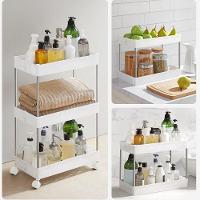 Prateleira Multiuso 4 Andares Com Rodinhas - Organize Com Praticidade branco - 5