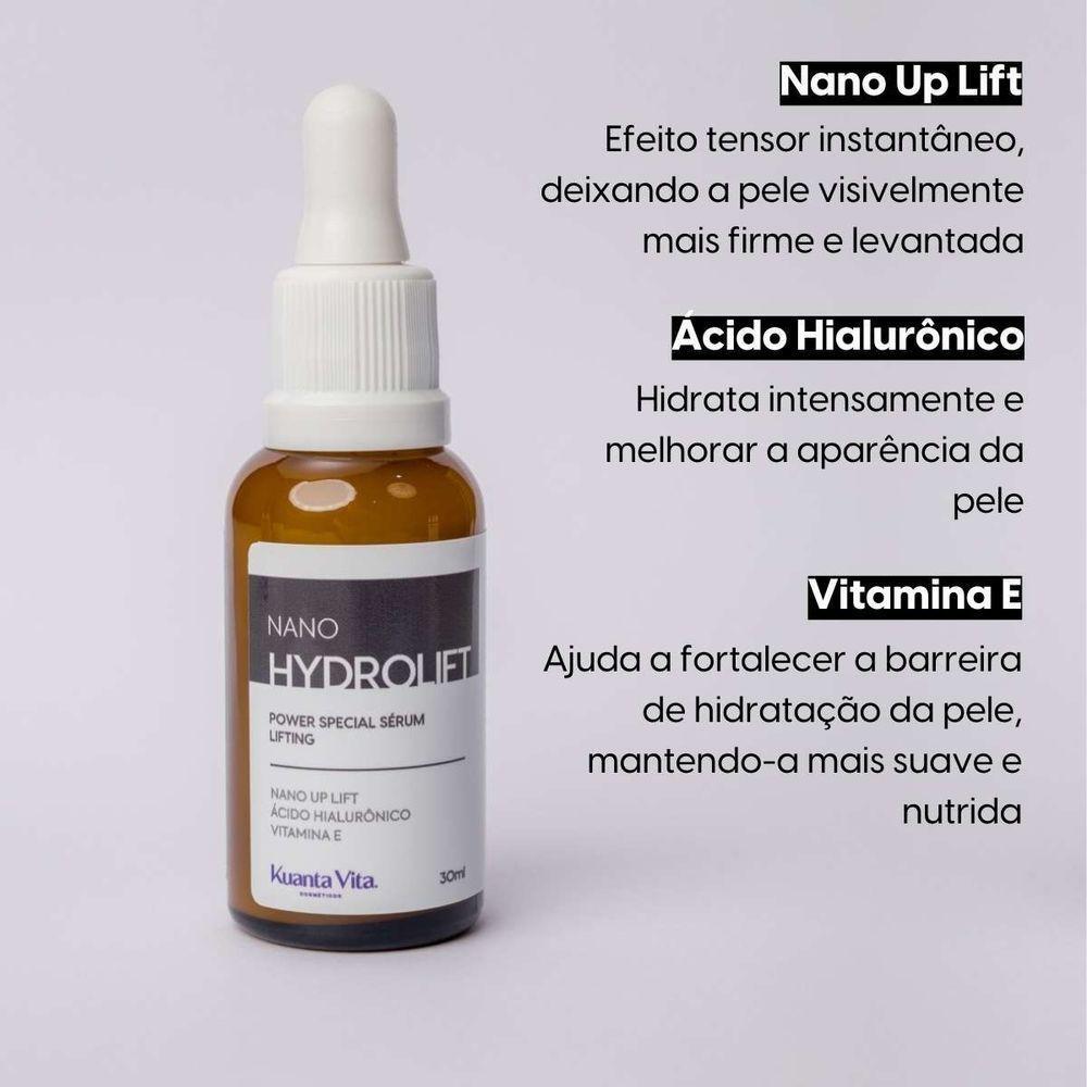 Sérum Special Facial Nano Up Lift 30ml Kuanta Vita Firmeza Com ácido Hialurônico e Vitamina E - 3