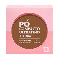 Pó Compacto Ultrafino 9g Dailus Acabamento Suave e Controle De Brilho D10 Escuro - 1