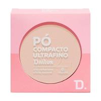 Pó Compacto Ultrafino 9g Dailus Acabamento Suave e Controle De Brilho D1 Claro - 1