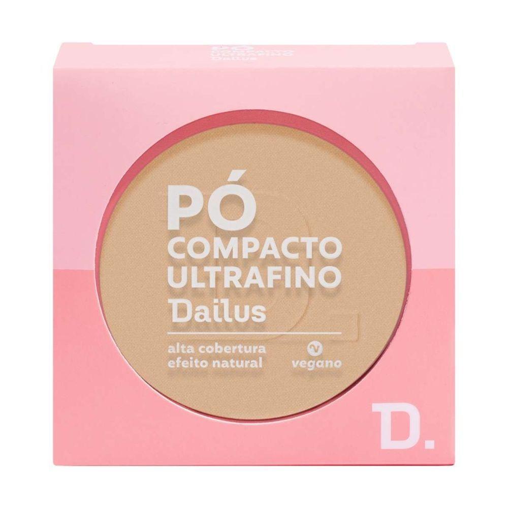 Pó Compacto Ultrafino 9g Dailus Acabamento Suave e Controle De Brilho D3 Claro - 1