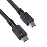 Cabo Usb Tipo C Para Mini Usb B 2.0 1m Preto - Pucmbp-1 - 6
