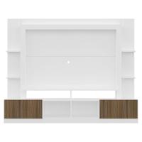 Rack Estante com Painel Tv 65 e 2 Portas Oslo Branco - 1