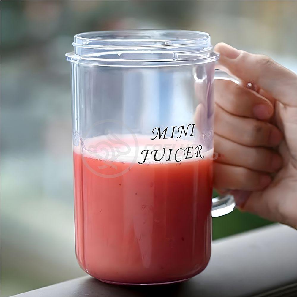 Copo Triturador Portátil L-898 Recarregável Caneca Rosa Misturadora De Alimentos Frutas - 6