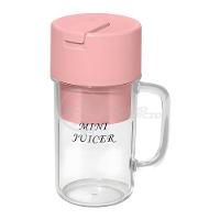 Copo Triturador Portátil L-898 Recarregável Caneca Rosa Misturadora De Alimentos Frutas - 1