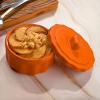 Pote Gourmet Bliss Com Tampa 150ml Laranja Em Silicone - 2