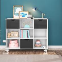 Nicho Organizador Branco 3 Gavetas Com Rodízios Dritex gavetas Pretas - 1