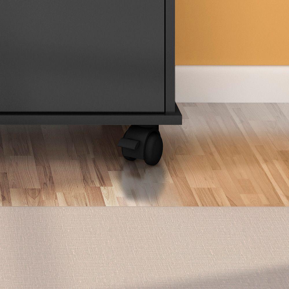 Nicho Organizador Preto 3 Gavetas Com Rodízios Dritex gavetas Pretas - 4