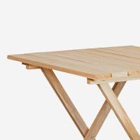 Mesa Dobrável 70x70 Tampo Liso Sem Pintura - 3