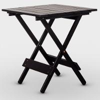 Mesa Dobrável 70x70 Cor Preta - 1