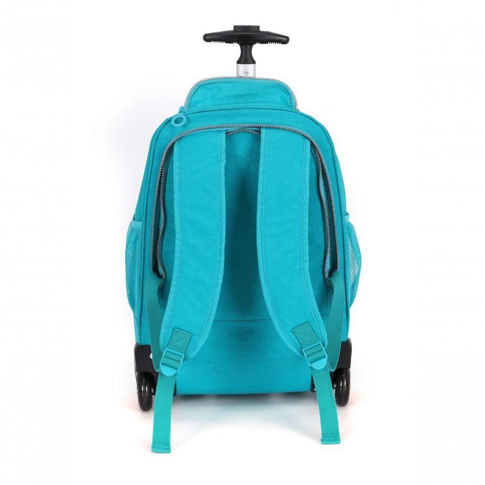 Mochila Com Rodas Verde - Unico Verde - 4