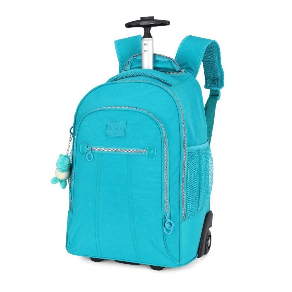 Mochila Com Rodas Verde - Unico Verde - 5