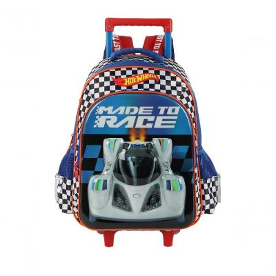 Mochila Com Rodas Azul - Unico Azul