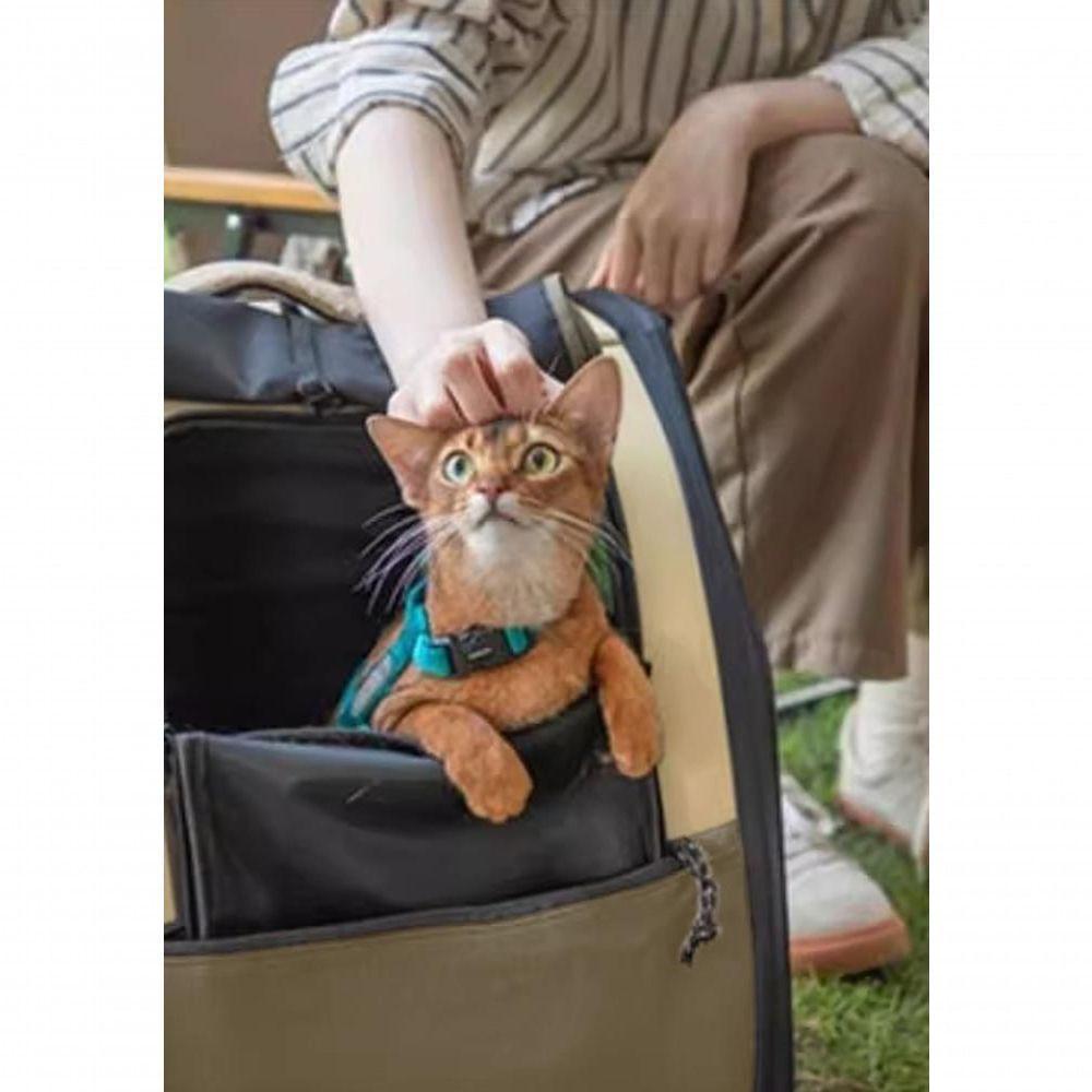 Mochila Para Transporte Pet Verde - Unico Verde - 4