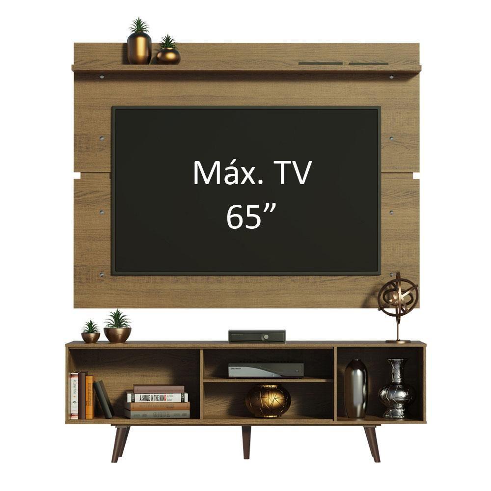 Rack Madesa Dubai e Painel para Tv até 65 Polegadas com Pés - 2