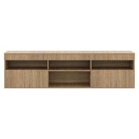 Rack Tv 65 Com 2 Portas Paris Multimóveis Rustic - 2