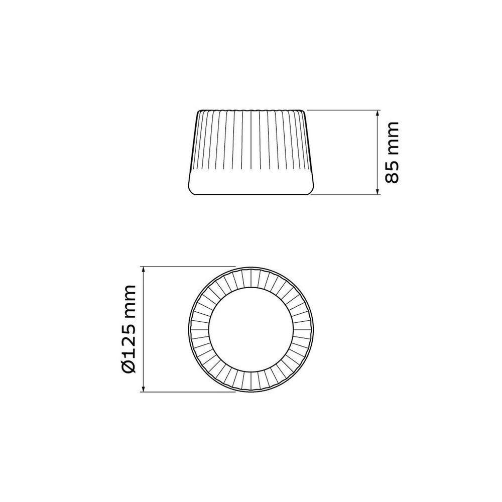 Vaso Tramontina Lótus Em Polietileno Granito Estelar 8,5 Cm Tramontina - 5