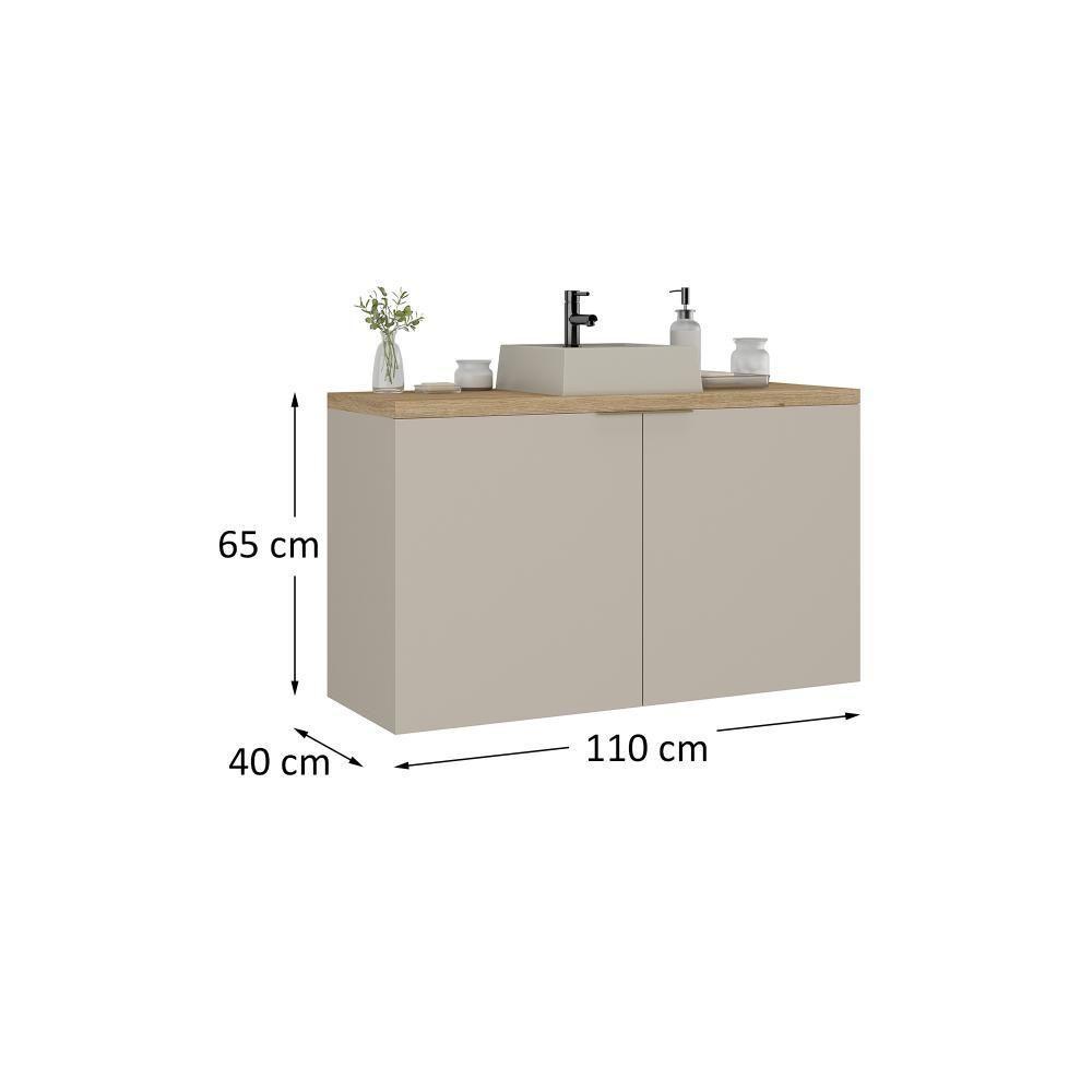 Gabinete Nature Estilare Com Cuba - 110cm 110cm - 3