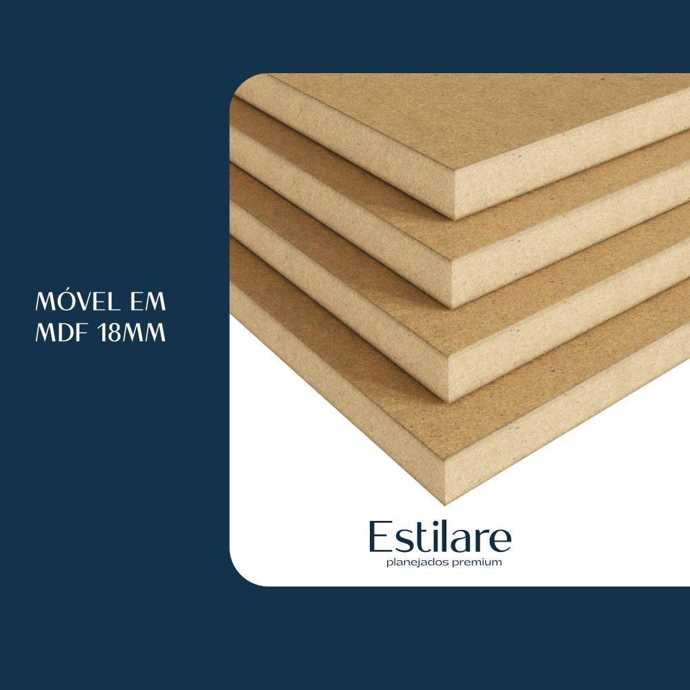 Gabinete Nature Estilare Com Cuba - 110cm 110cm - 8