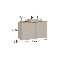 Gabinete Nature Estilare Com Cuba - 110cm 110cm - 3