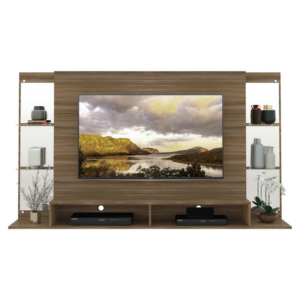 Painel Com Espelho Para Tv Até 60´´ Nairóbi Fg3150 Madeirado - 5