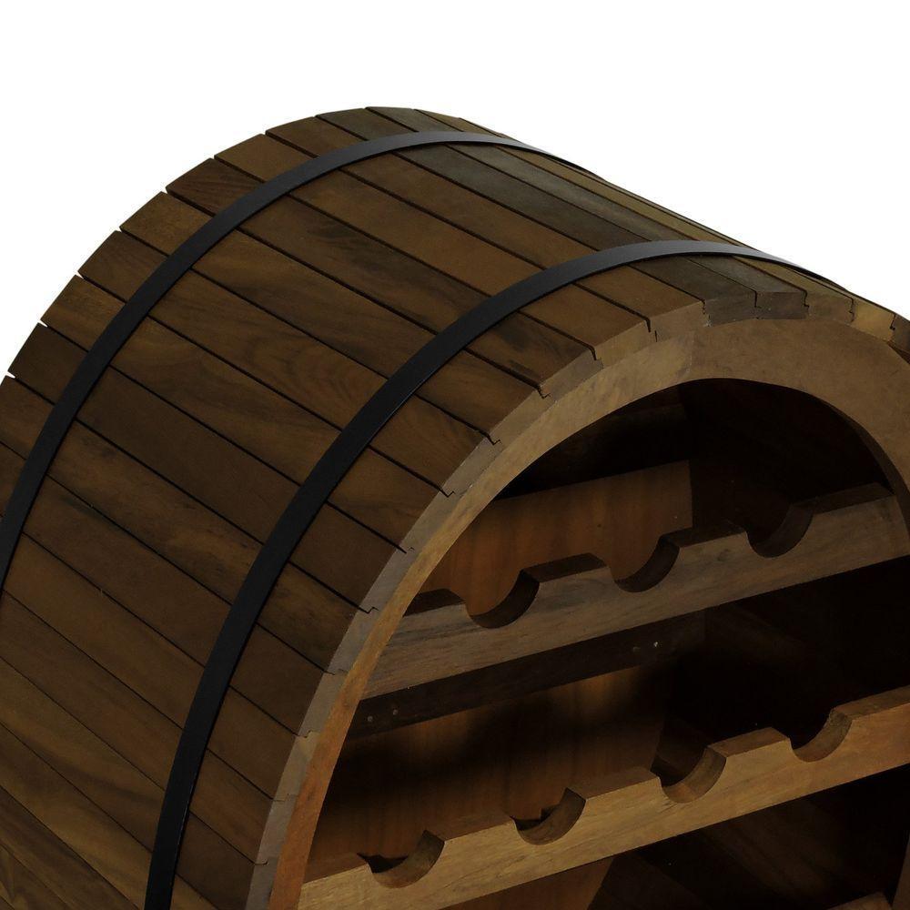 Adega Niágara P- 14 Garrafas Madeira Imbuia Maciça Stain Imbuia - 6