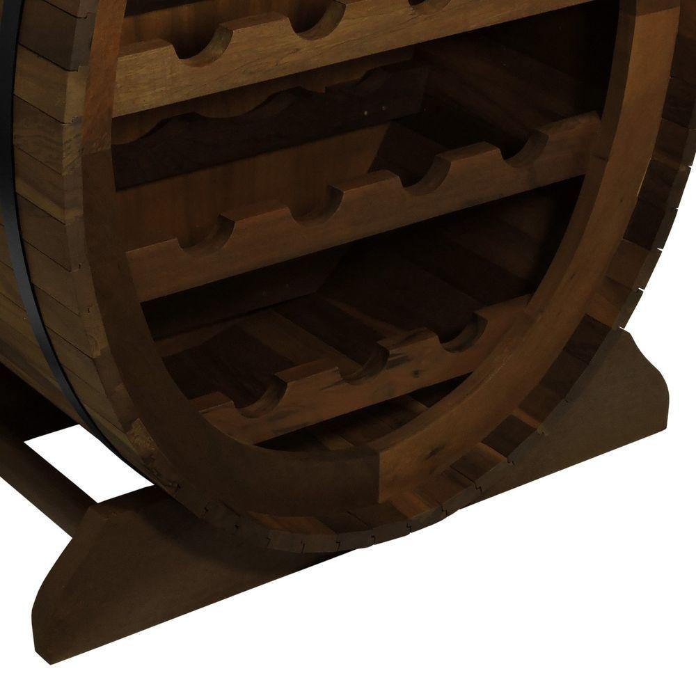 Adega Niágara P- 14 Garrafas Madeira Imbuia Maciça Stain Imbuia - 7