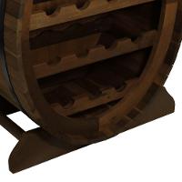 Adega Niágara P- 14 Garrafas Madeira Imbuia Maciça Stain Imbuia - 7