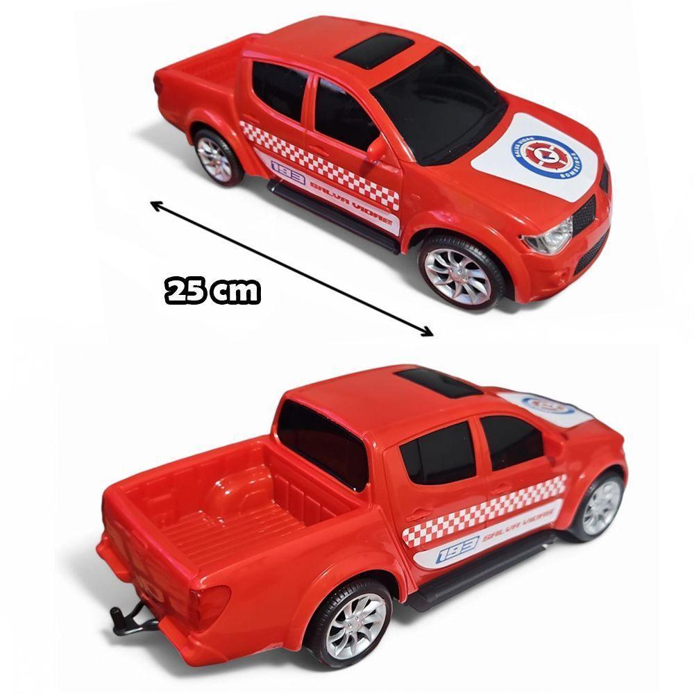 Carrinho Caminhonete Pick-up Resgate Bombeiro Jet Ski Maca - 8